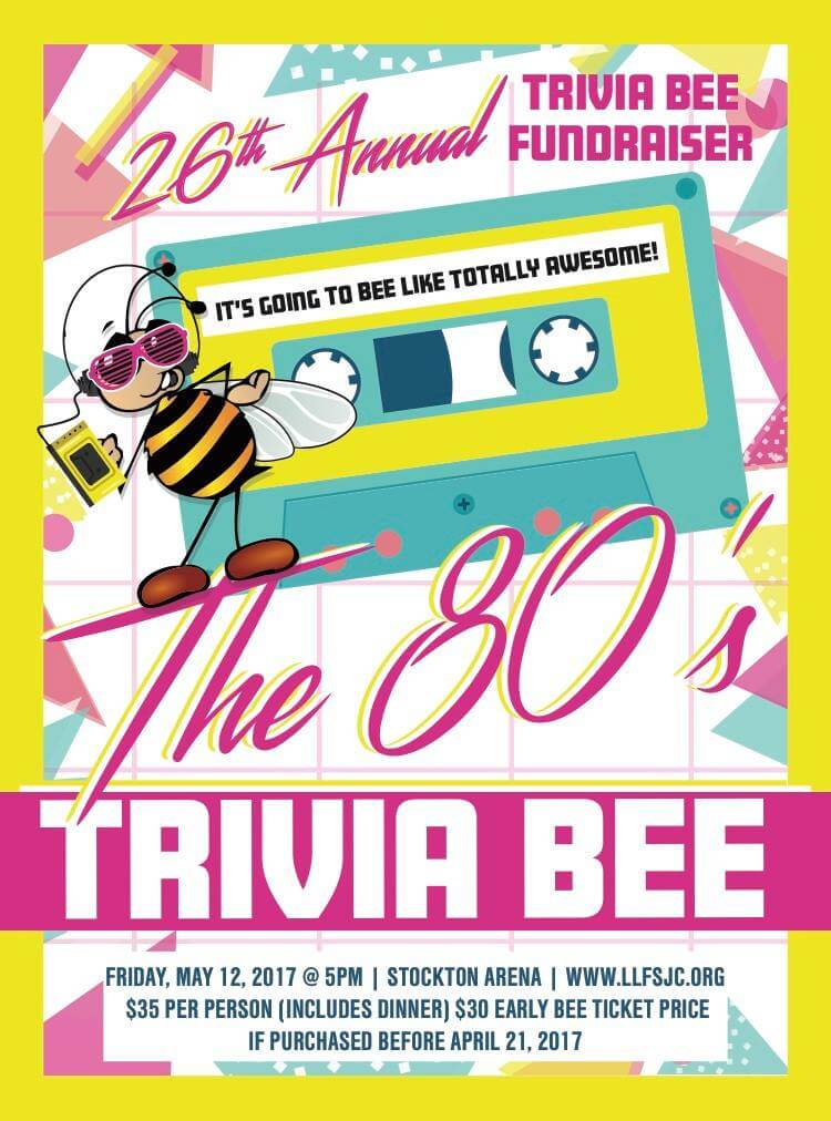 Trivia Bee Official Poster 2017 - The 80s